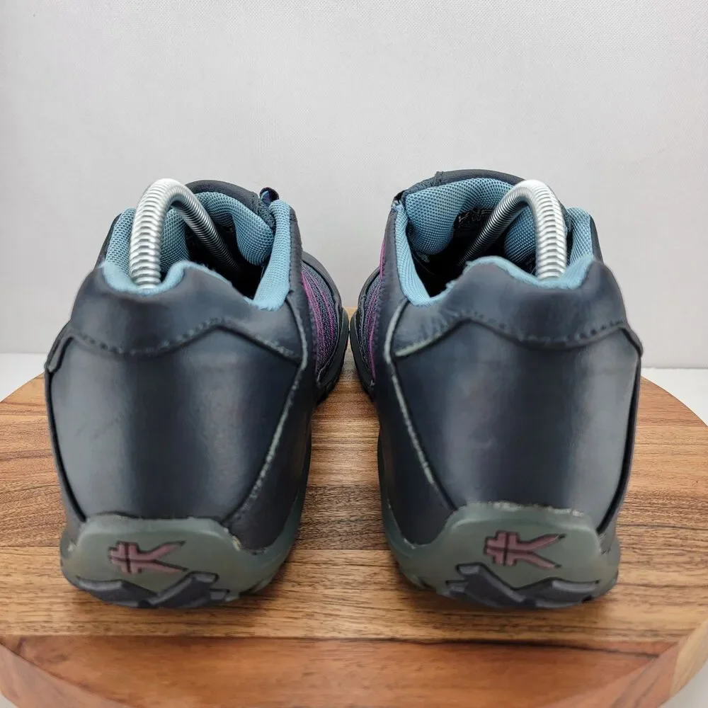 Kuru Womens Size 10.5 Chicane Gray & Purple Trail Hiking Walking Shoes 200620E